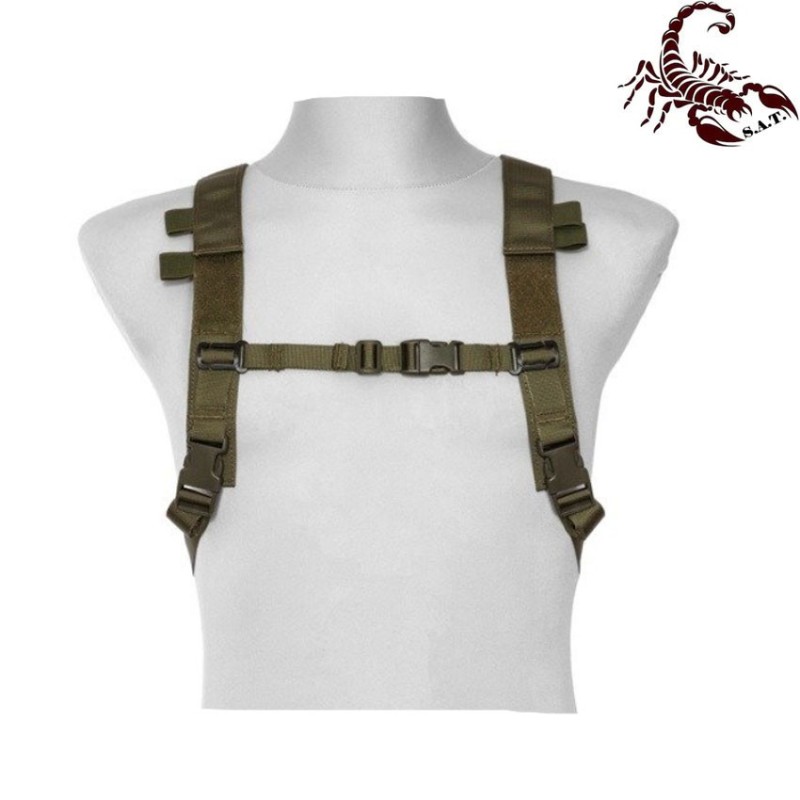Map type backpack multifunction olive drab scorpion assault tactical® (sat-4447-od)