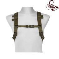 Map type backpack multifunction olive drab scorpion assault tactical® (sat-4447-od)