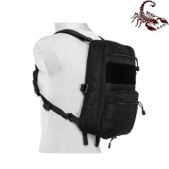 Map type backpack multifunction black scorpion assault tactical® (sat-4446-bk)