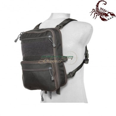 Map type backpack multifunzione urban grey scorpion assault tactical® (sat-4448-ug)