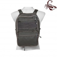 Map type backpack multifunction urban grey scorpion assault tactical® (sat-4448-ug)