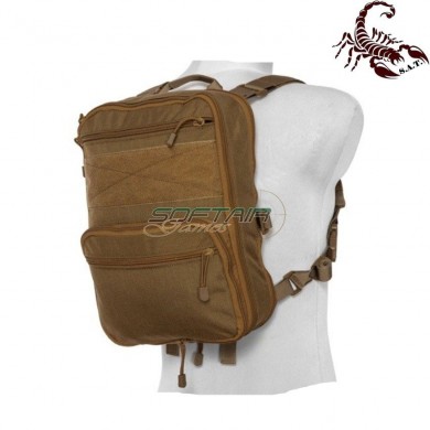 Map type backpack multifunction coyote scorpion assault tactical® (sat-4845-coy)