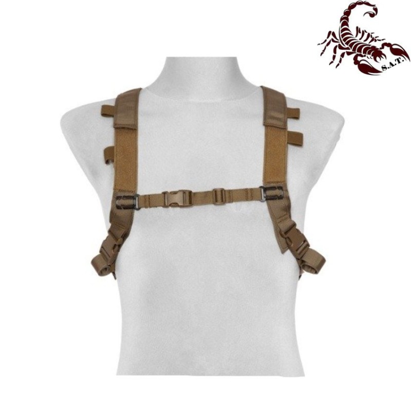 Map type backpack multifunzione coyote scorpion assault tactical® (sat-4845-coy)