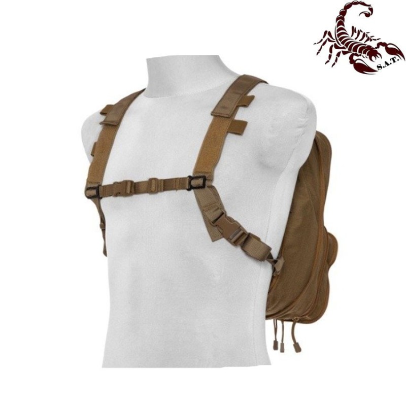 Map type backpack multifunzione coyote scorpion assault tactical® (sat-4845-coy)