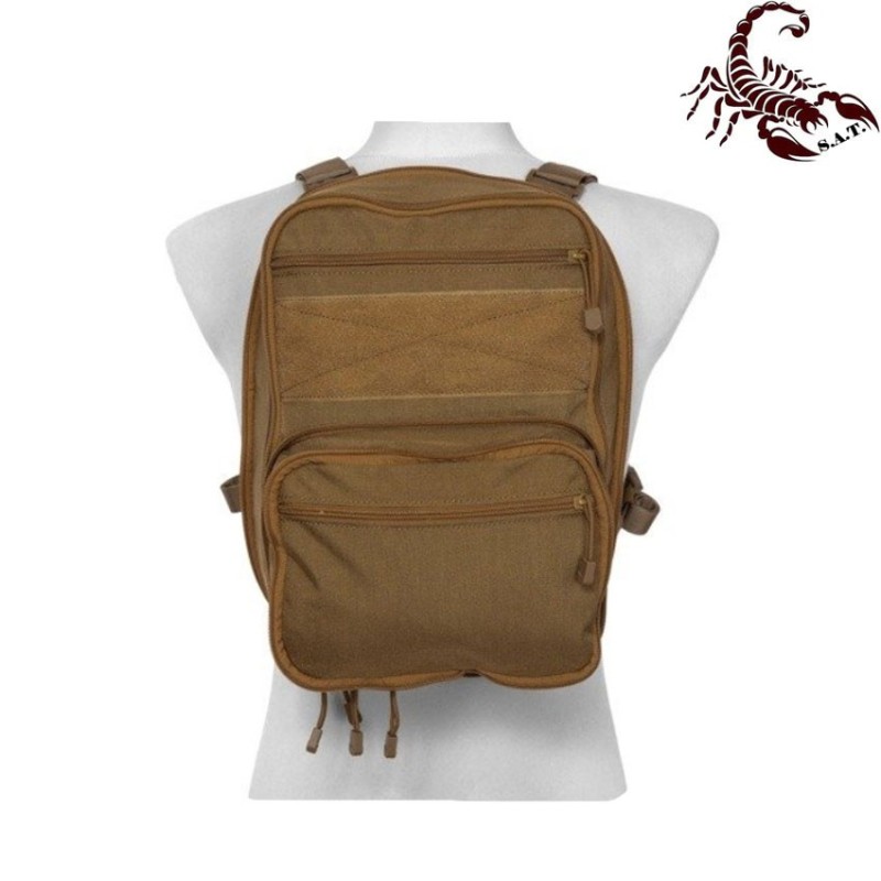 Map type backpack multifunzione coyote scorpion assault tactical® (sat-4845-coy)