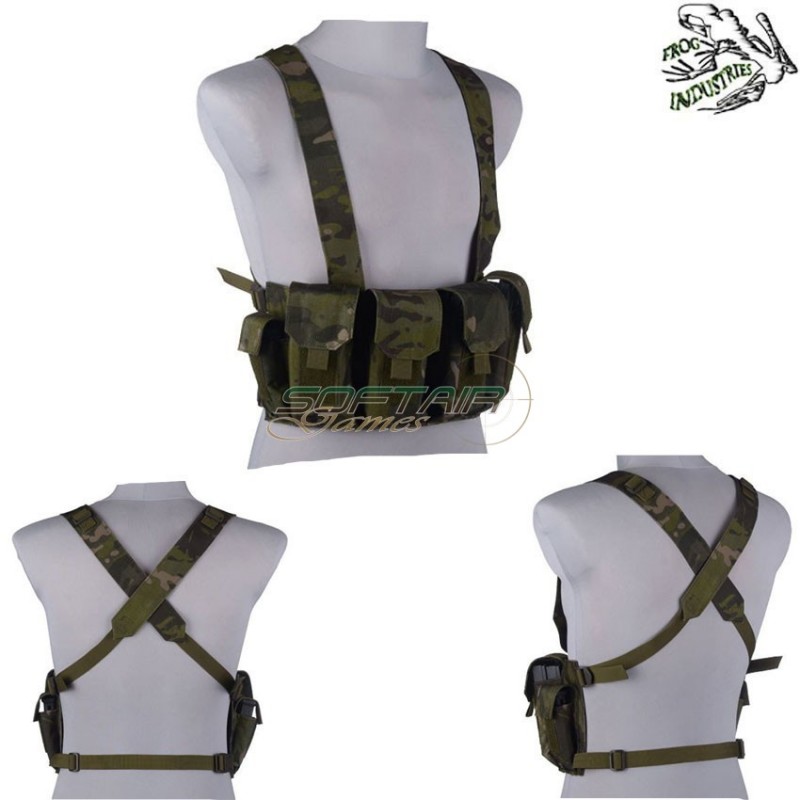 Assault chest rig bare essentials multicam tropic frog industries® (fi-024760-mctp)