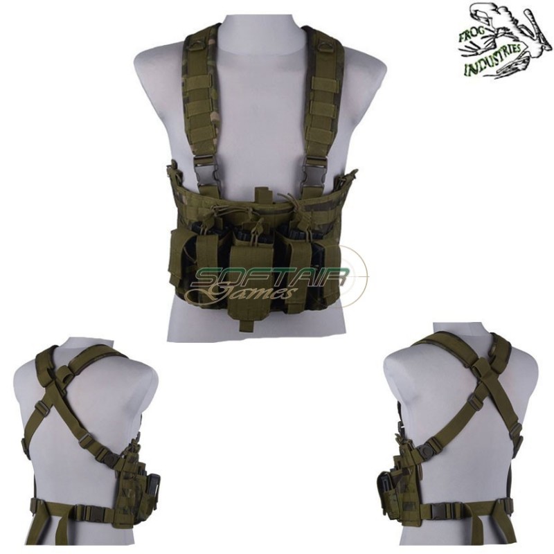 Scout chest rig tactical vest multicam tropic frog industries® (fi-024762-mctp)