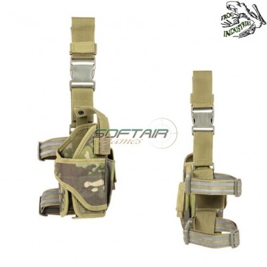 Leg universal holster multicam tropic tornado for right hand frog industries® (fi-024763-mctp)