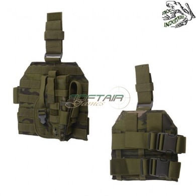 Leg panel molle with universal holster multicam tropic frog industries® (fi-024764-mctp)
