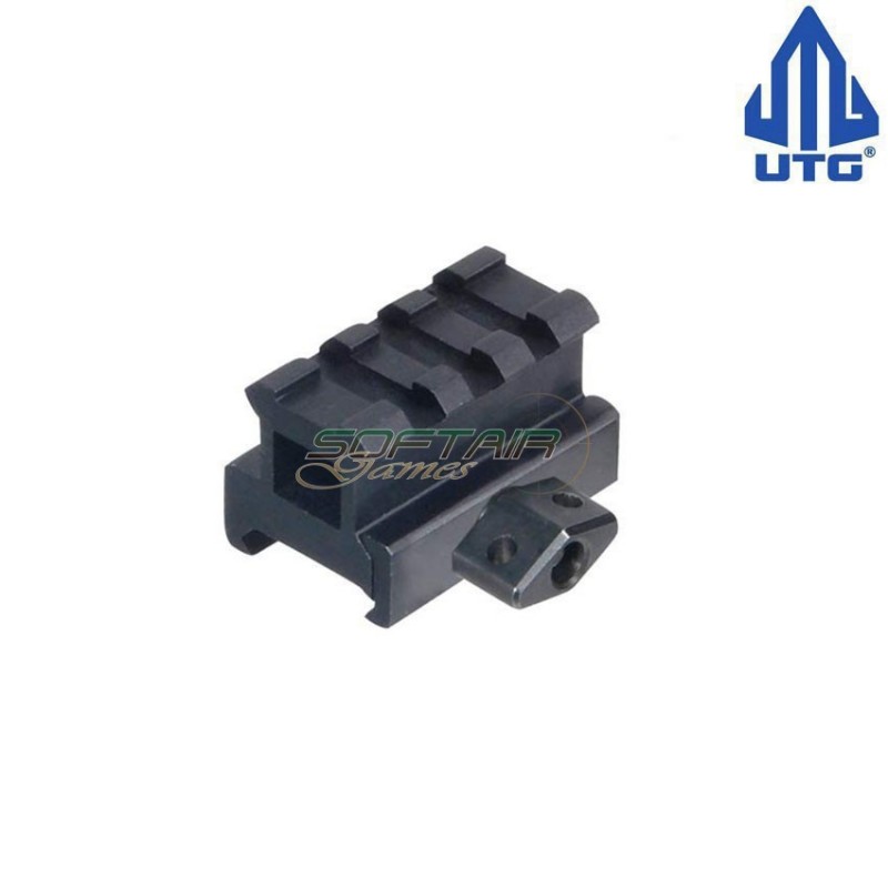 Compact riser mount 0.83" high 3 slots utg (utg-mnt-rs08S3)