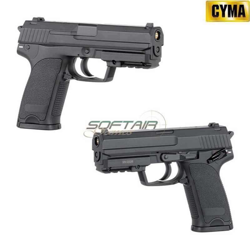 Electric pistol usp st8 black aep full set mosfet version cyma (cm-110883)