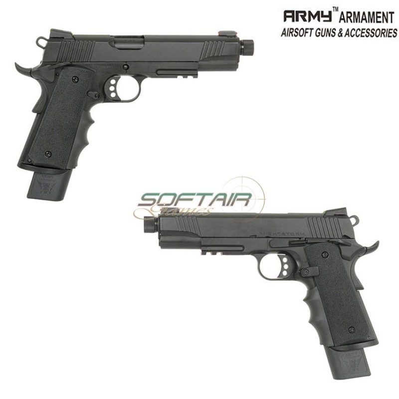 Pistola a gas nightstorm 1911 meu army™ armament® (arm-110709)