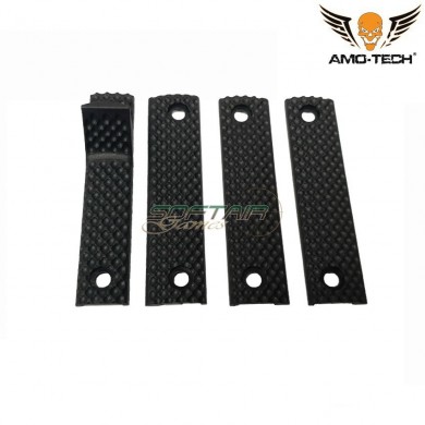 Rail panel short model set urx ris black amo-tech® (amt-89-bk)