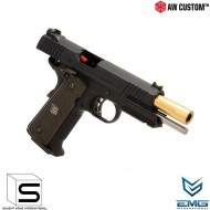 Pistola a gas 1911 emg red gbb black salient arms armorer works (aw-sai-110841)