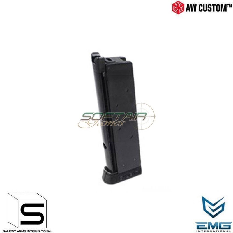 Gas magazine 17bb black for 1911 salient arms armorer works (aw-sai-110843)