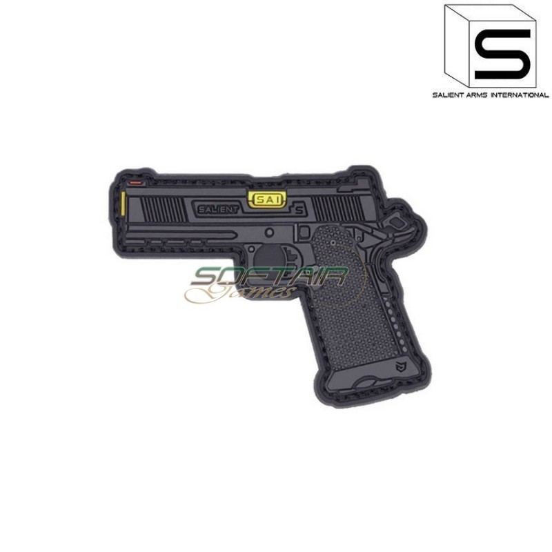 Patch pvc ds red 1911 salient arms (sai-613041)