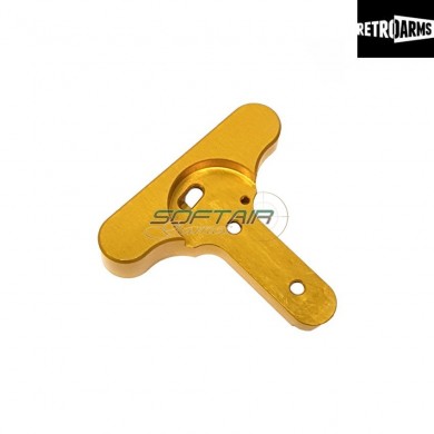 Charging Handle Latch M4-a Gold Cnc Retroarms (ra-7086)