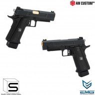 Gas Pistol Hi-capa 4.3 Black & Gold Barrel Gbb Emg Salient Arms Armorer Works (aw-sai-110626) Gas Pistol Hi-capa 4.3 Black & Gold Barrel Gbb Emg Salient Arms Armorer Works (aw-sai-110626)