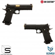 Gas gbb pistol hi-capa 5.1 emg red black salient arms armorer works (aw-sai-110842)