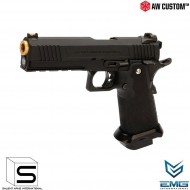 Pistola a gas hi-capa 5.1 emg red gbb black salient arms armorer works (aw-sai-110842)
