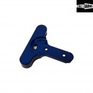 Charging Handle Latch M4-a Blue Cnc Retroarms (ra-7080)