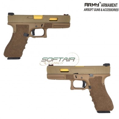 Pistola a gas gbb glock 17 R17 custom fde army™ armament® (arm-110855)