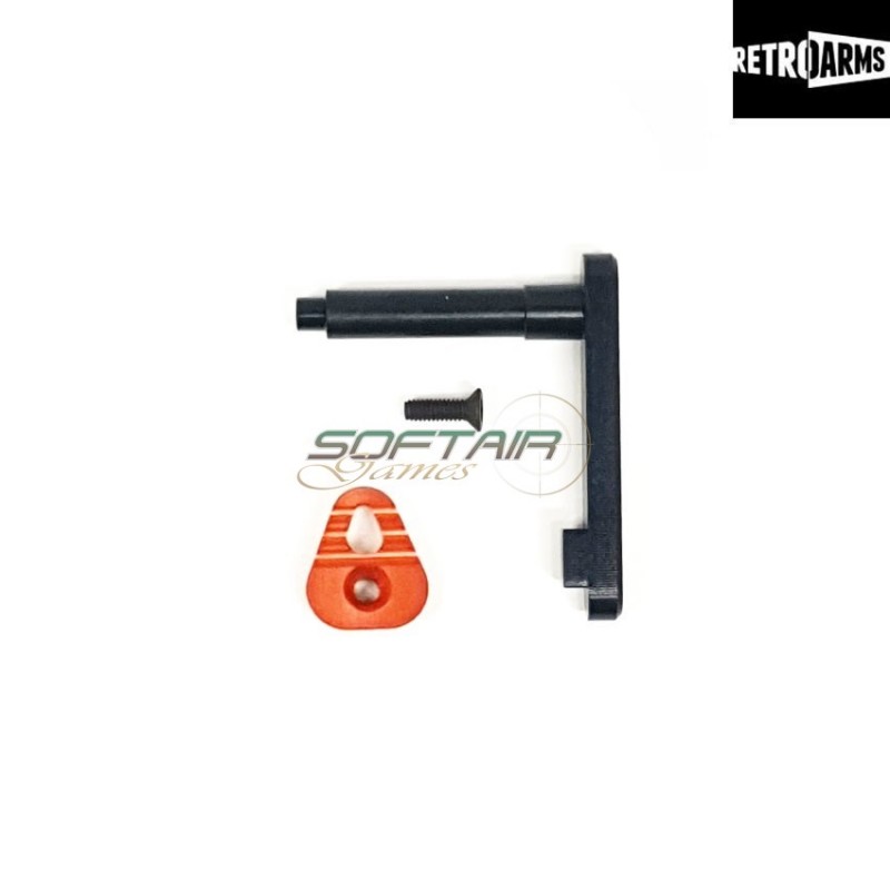 Cnc Magazine Catch M4-b Orange Retroarms (ra-7035)