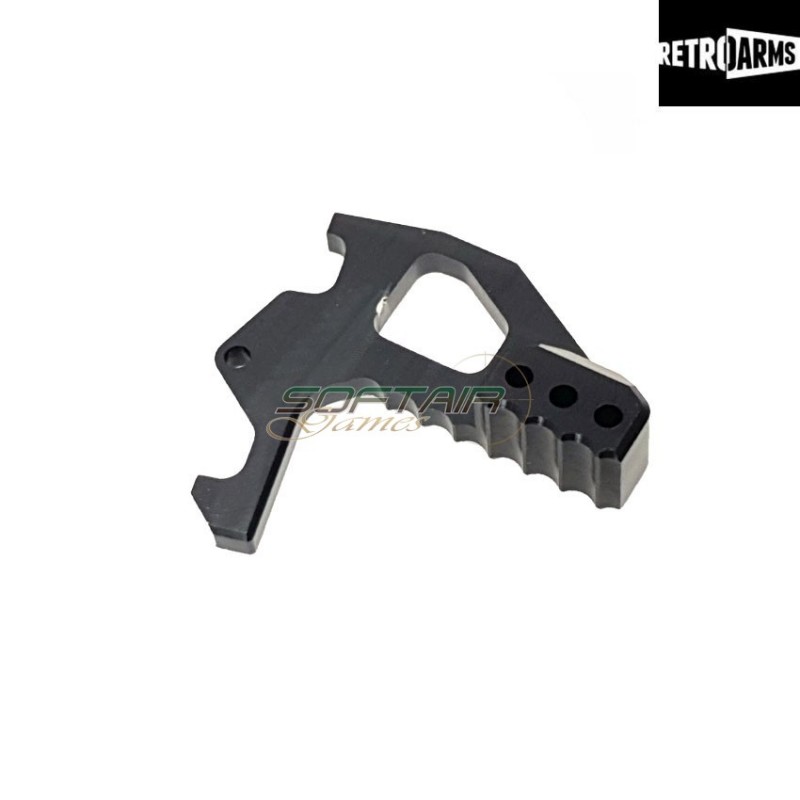 Charging Handle Latch Extension M4-b Grey Cnc Retroarms (ra-7009)