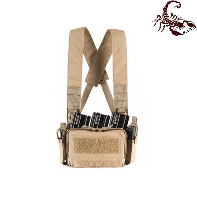 D3CRM Fast chest rig II tactical vest coyote scorpion assault tactical® (sat-4412-coy)