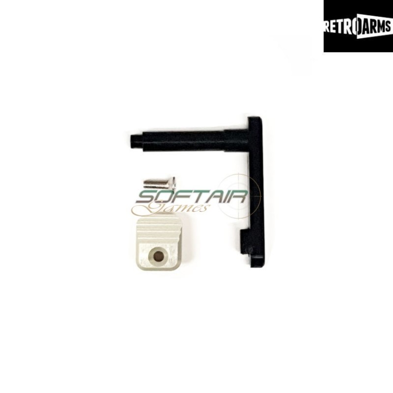 Sgancio Caricatore Cnc M4-a Silver Retroarms (ra-7041)