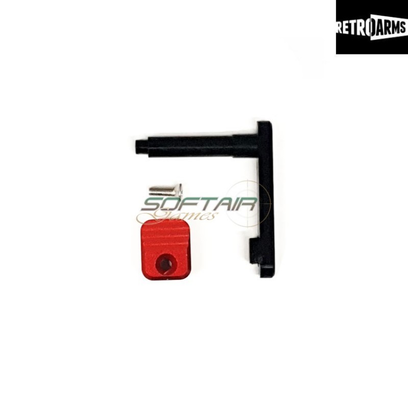 Cnc Magazine Catch M4-a Red Retroarms (ra-7040)