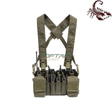 D3CRX Light fast chest rig III tactical vest olive drab scorpion assault tactical® (sat-3146-od)