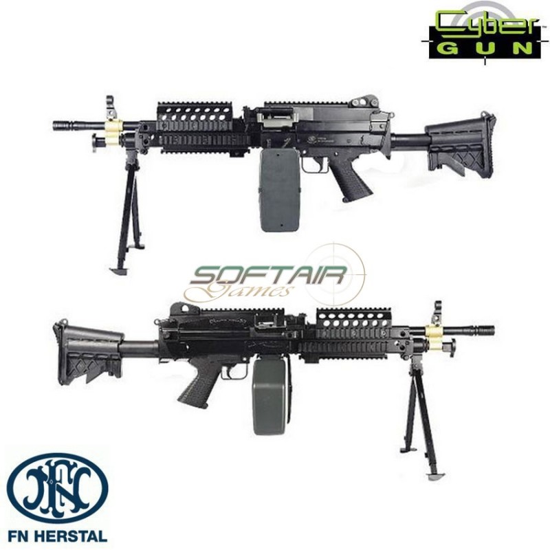 Mitragliatrice elettrica new gen. mk46 mod 0 fn herstal black cybergun (002074) Mitragliatrice elettrica new gen. mk46 mod 0 fn herstal black cybergun (002074)