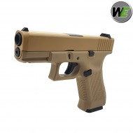 Pistola a gas glock 19X g19X gen.5 tan gbb we (we-we00444)
