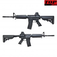 Fucile elettrico m4a1 carbine ejection uem black top (top-ebb-m4)