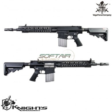 Gas gbb rifle kac se25 ecc black knight's armament vfc (vf2-lm110k1-bk01)