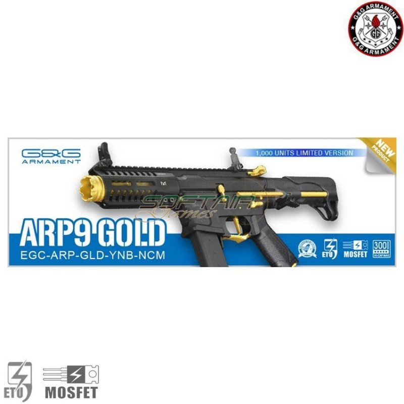 Limited Edition Aeg Electric Rifle Cm16 Arp9 Cqb Carbine Black Orchid G&g (gg-egc-arp-9mm-ncm)