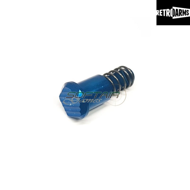 Cnc Bolt Forward Assist M4-a Blue Retroarms (ra-7091)