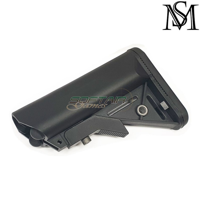 Calcio sopmod crane regolabile black milsim series (ms-52-bk)