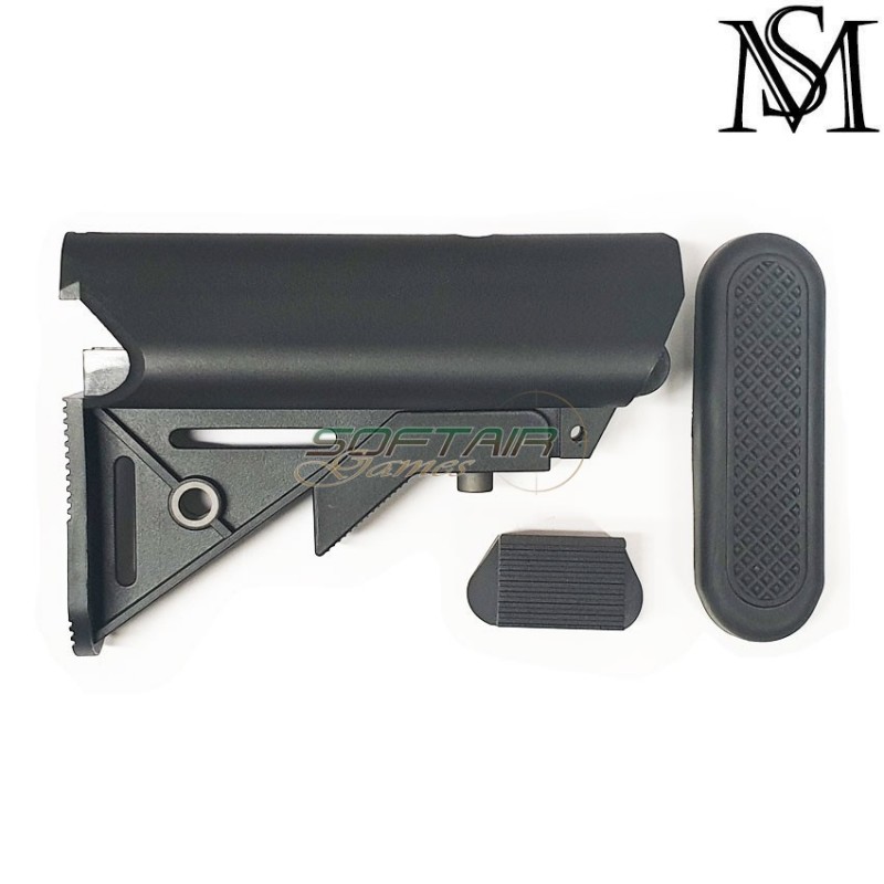 Sopmod adjustable crane stock black milsim series (ms-52-bk) Sopmod adjustable crane stock black milsim series (ms-52-bk)