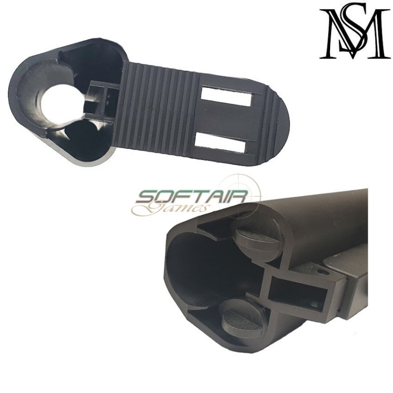 Calcio sopmod crane regolabile black milsim series (ms-52-bk)