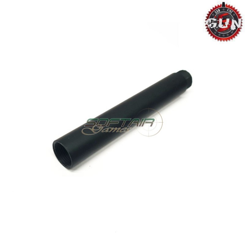 Estensione canna esterna 107mm ccw/ccw black gun five (gf-17) Estensione canna esterna 107mm ccw/ccw black gun five (gf-17)