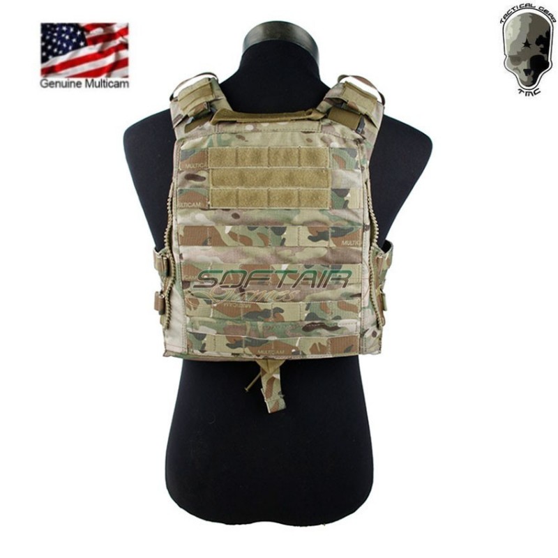 Modular assault vest system mbav plate carrier s type multicam® genuine usa tmc (tmc-3219-mc)