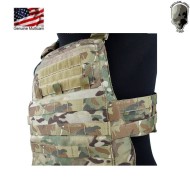 Modular assault vest system mbav plate carrier s type multicam® genuine usa tmc (tmc-3219-mc)