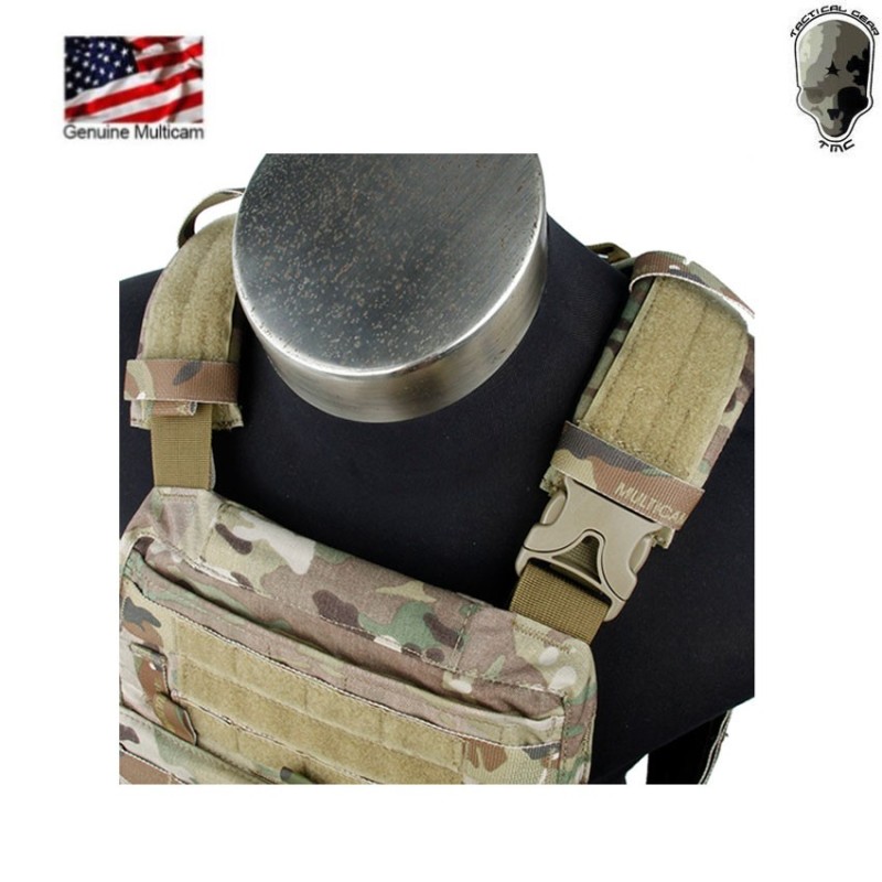 Modular assault vest system mbav plate carrier s type multicam® genuine usa tmc (tmc-3219-mc)