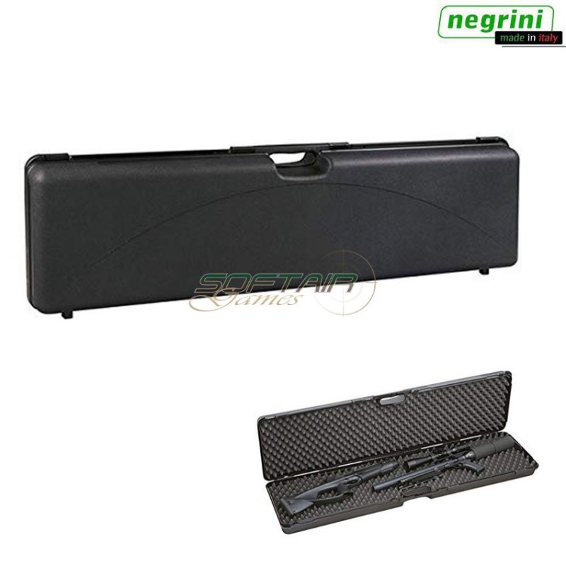 Hard rifle case black cm 130.5x32.5x13 negrini (1640sec-bk) Hard rifle case black cm 130.5x32.5x13 negrini (1640sec-bk)