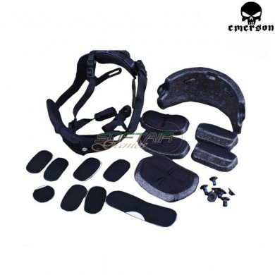 Helmet dial liner kit black emerson (em5671)