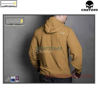 Giacca hattori skin windbreaker coyote brown emerson (ems6872cb)