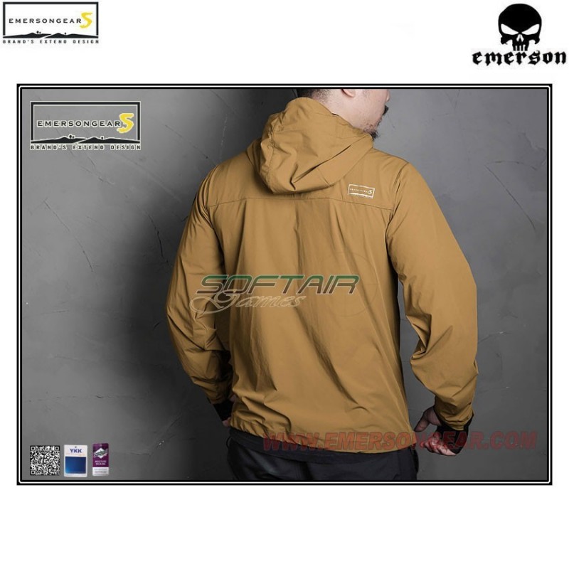 Giacca hattori skin windbreaker coyote brown emerson (ems6872cb) Giacca hattori skin windbreaker coyote brown emerson (ems6872cb)