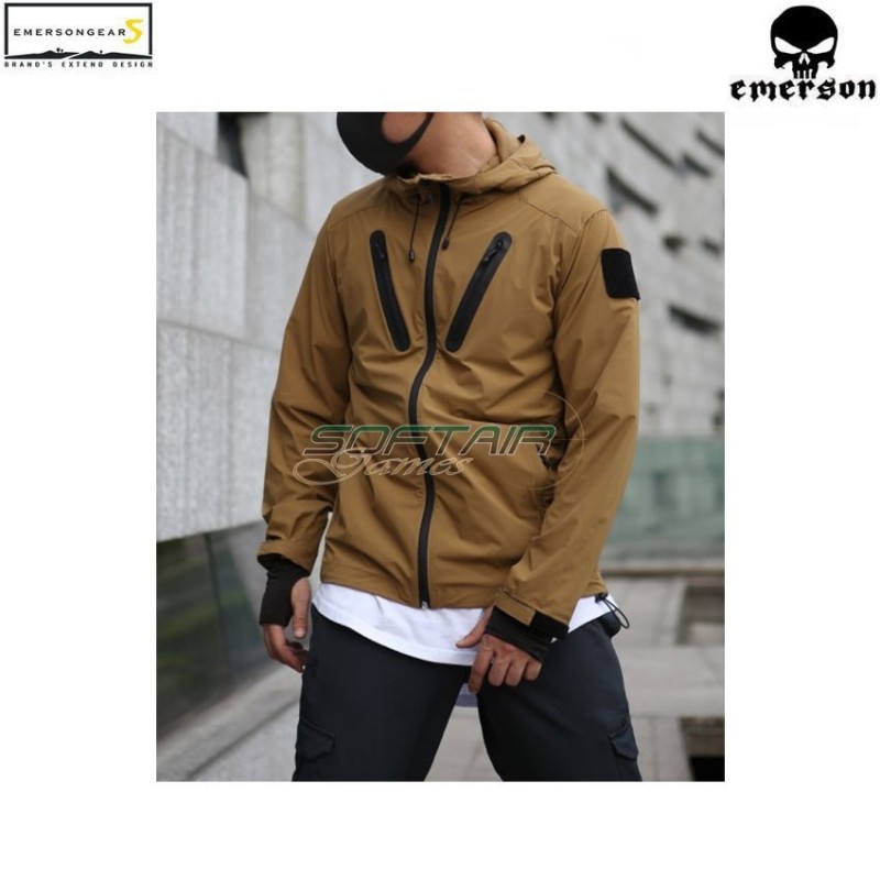 Hattori skin windbreaker coyote brown emerson (ems6872cb)